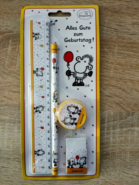 sheepworld 40967 - Schreibset 'Alles Gute zum Geburtstag'